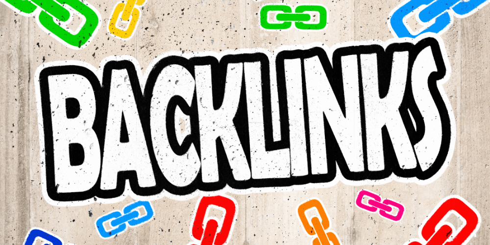Graffiti Of Backlinks with chain Links